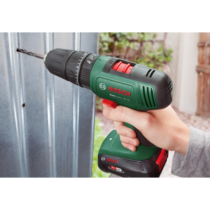 Дрель-шуруповерт ударная аккумуляторная BOSCH EasyImpact 18V-40 06039D8102 - изображение 6
