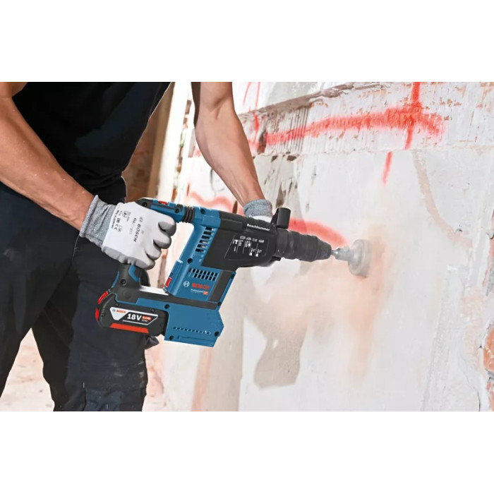Перфоратор аккумуляторный BOSCH GBH 18V-26 Professional 0611909000 без АКБ - изображение 7