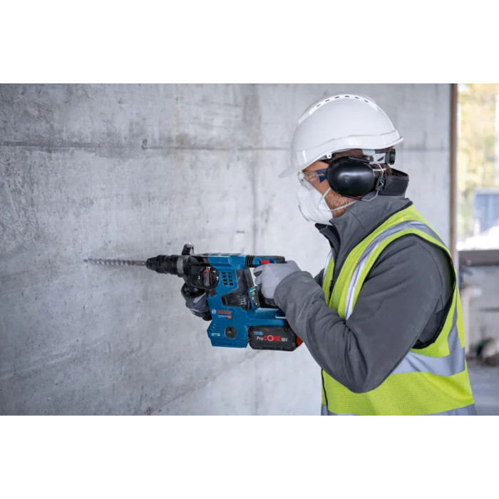 Перфоратор аккумуляторный BOSCH PRO GBH 18V-28 CF 0611921001 без АКБ - изображение 8