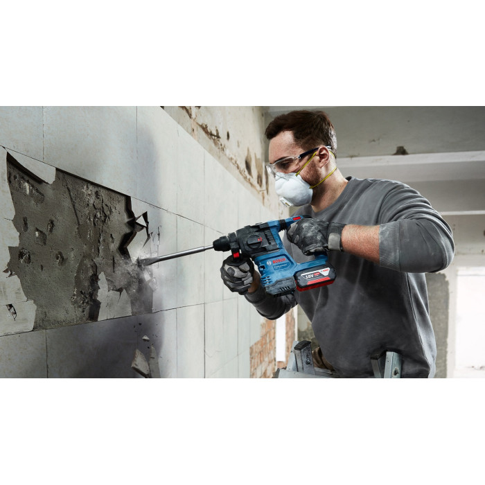 Перфоратор аккумуляторный BOSCH GBH 185-LI Professional 0611924022 - изображение 8