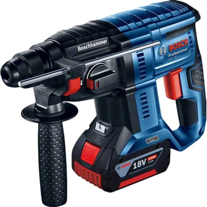 Перфоратор акумуляторний BOSCH GBH 180-LI Professional 0615990M9C - зображення 2