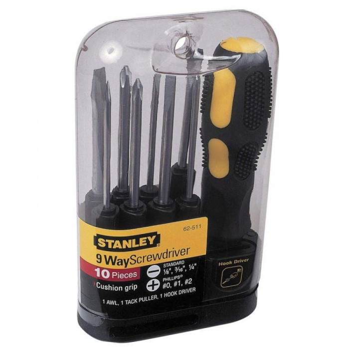 Отвертка в наборе со сменными стержнями STANLEY Multifunctional - изображение 2