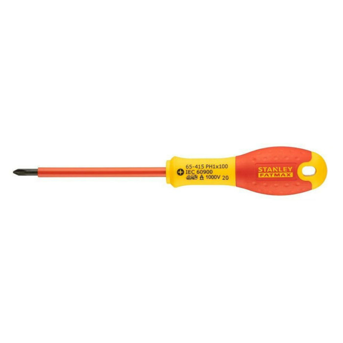Викрутка діелектрична STANLEY FatMax VDE 1000V PH1х100 мм 0-65-415