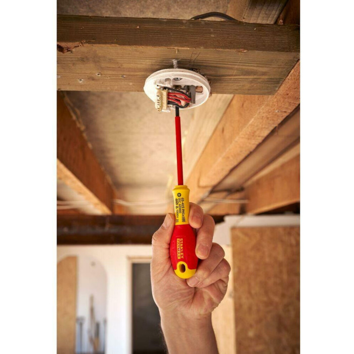 Викрутка діелектрична STANLEY FatMax VDE 1000V PH1х100 мм 0-65-415 - зображення 8