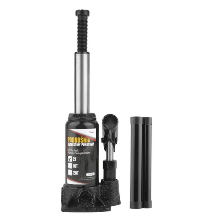 Домкрат пляшковий гідравлічний Redats 20 т LS-160 07-01-89 - зображення 7