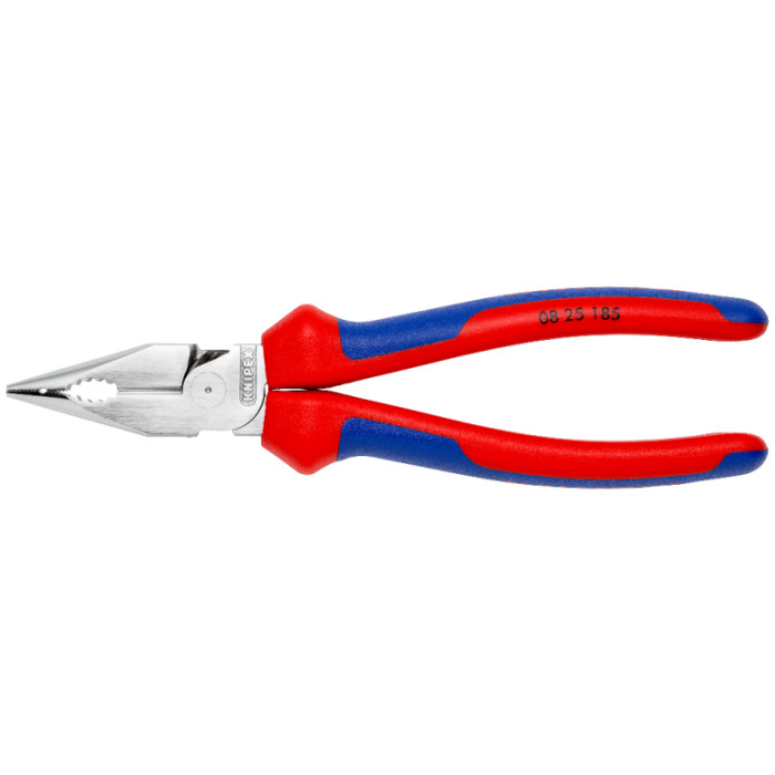 Пасатижі подовжені хромовані KNIPEX 185 мм 08 25 185