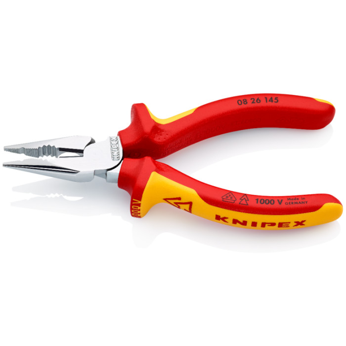Пасатіжи діелектричні з подовженим носиком KNIPEX 08 26 145 - зображення 3
