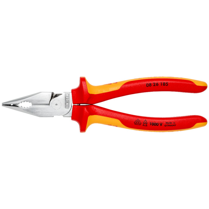 Пассатижи удлинённые диэлектрические KNIPEX 185 мм 08 26 185