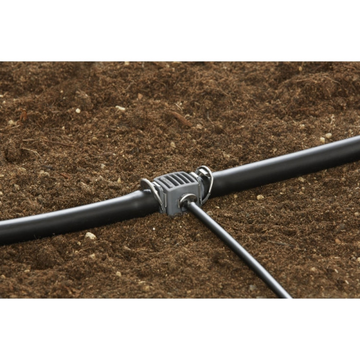 Коннектор для шлангов Т-образный Gardena Micro-Drip-System Quick Easy 08333-20.000.00 - изображение 2