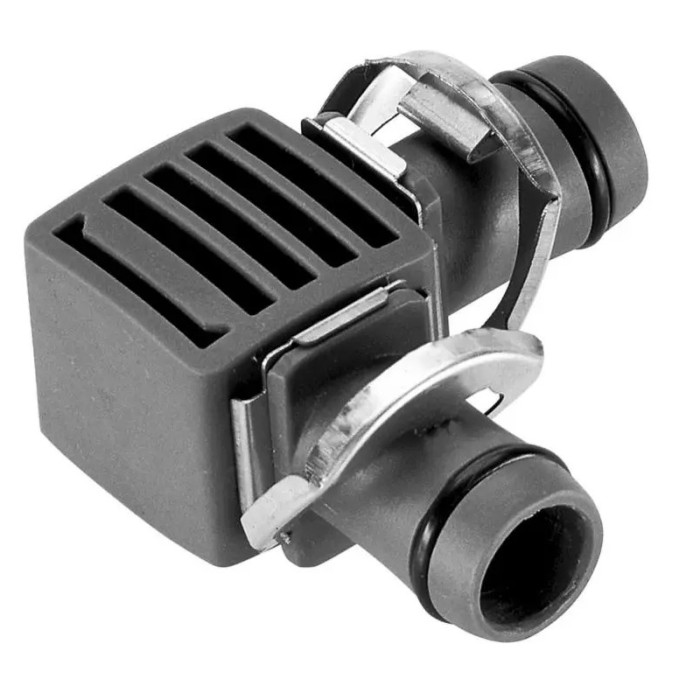Конектор для шлангів L-подібний Gardena Micro-Drip-System Quick Easy 08382-29.000.00