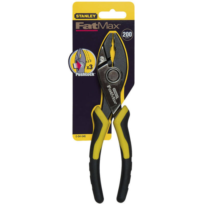 Пассатижи переставные сантехнические, L= 200 мм. STANLEY 0-84-646 - изображение 2
