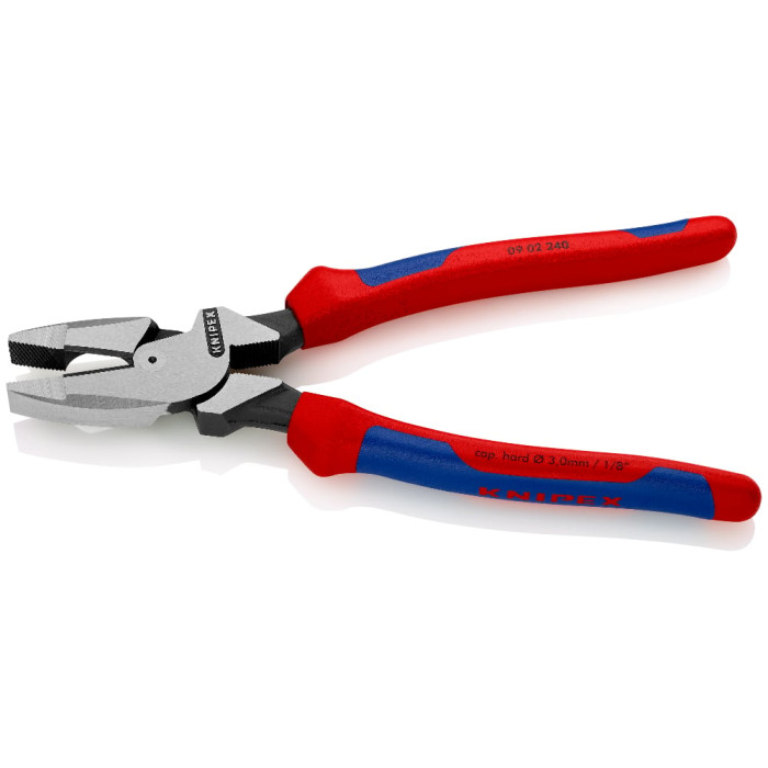 Плоскогубці електромонтера KNIPEX Lineman's Pliers 240 мм 09 02 240 - зображення 3