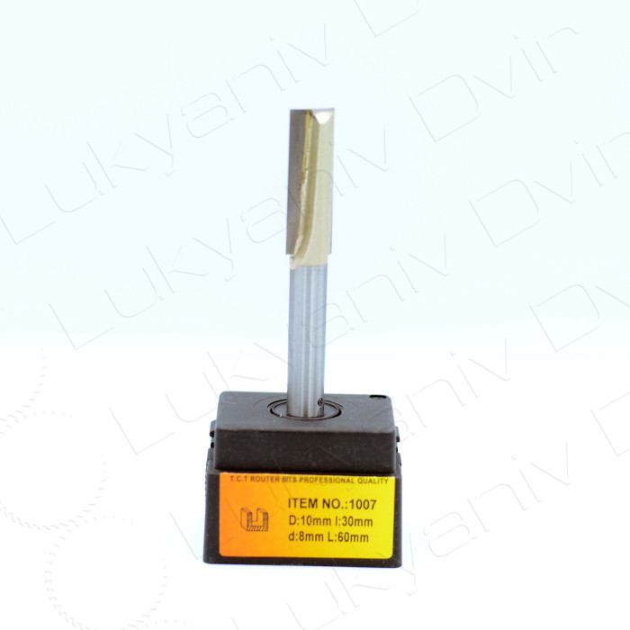 Фреза по дереву Глобус 1007 D10 l30 d8 L60 - изображение 2