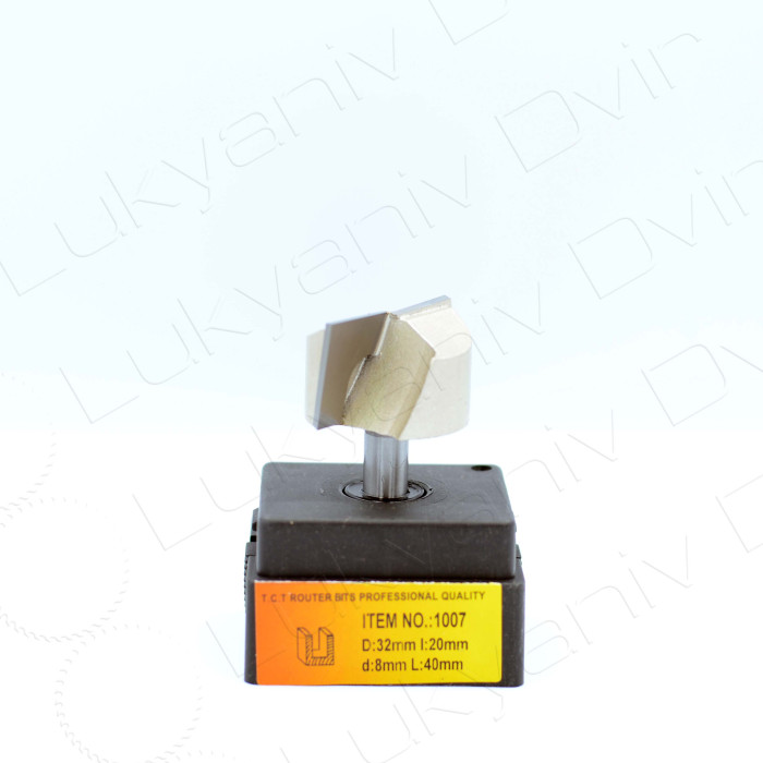 Фреза по дереву Глобус 1007 D32 l20 d8 L40 - изображение 2