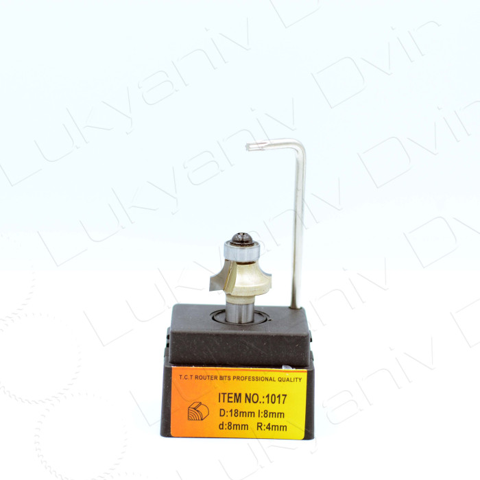 Фреза по дереву Глобус 1017 D18 l8 d8 R4 - изображение 2