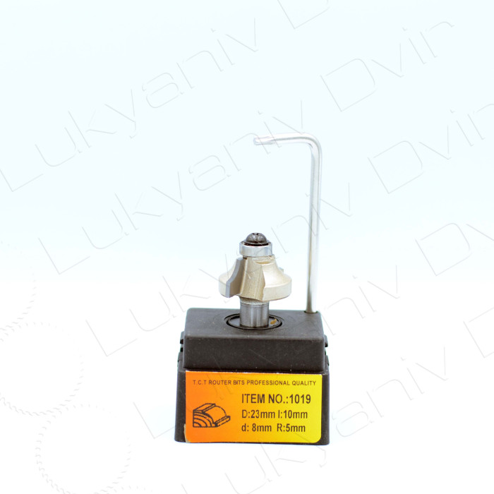 Фреза по дереву Глобус 1019 D23 l10 d8 R5 - изображение 2