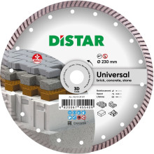 Круг алмазный отрезной Distar Turbo 230 Bestseller Universal 10215129017