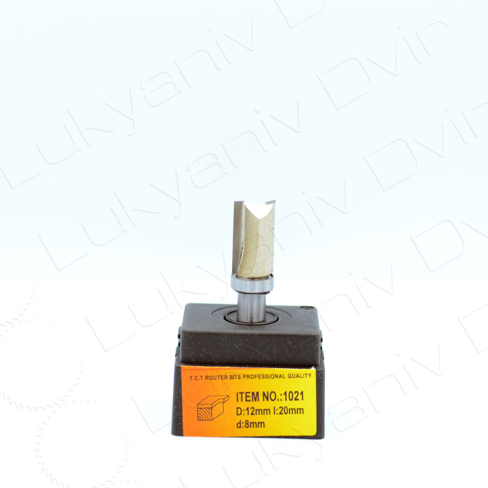 Фреза по дереву Глобус 1021 D12 l20 d8 - зображення 2