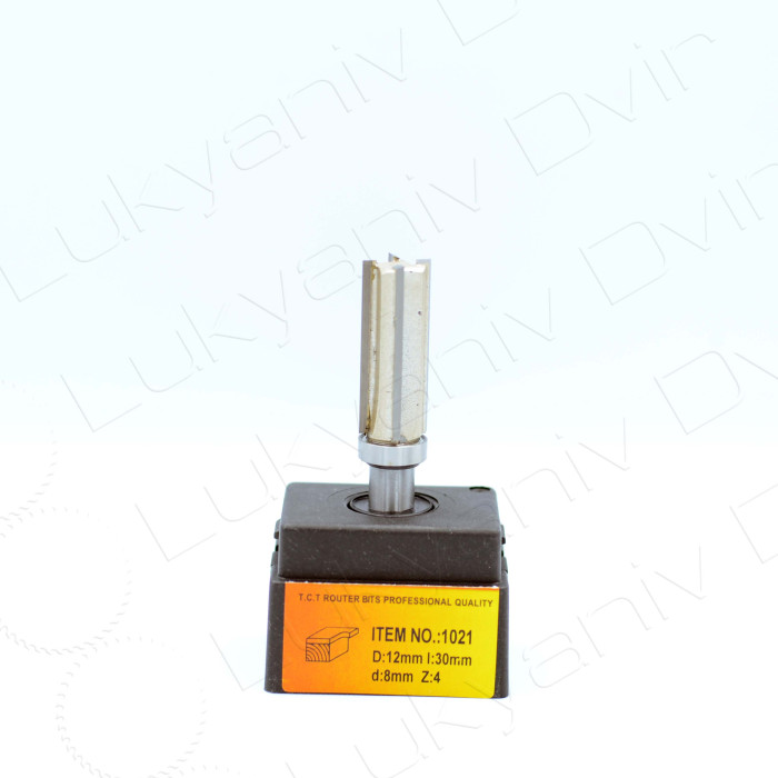 Фреза по дереву Глобус 1021 D12 l30 d8 Z4 - изображение 2