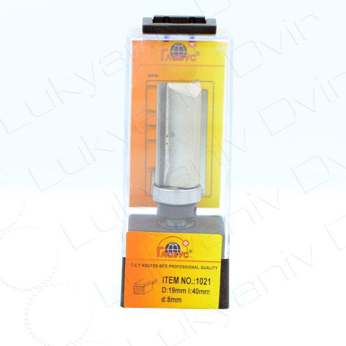 Фреза по дереву Глобус 1021 D19 l40 d8