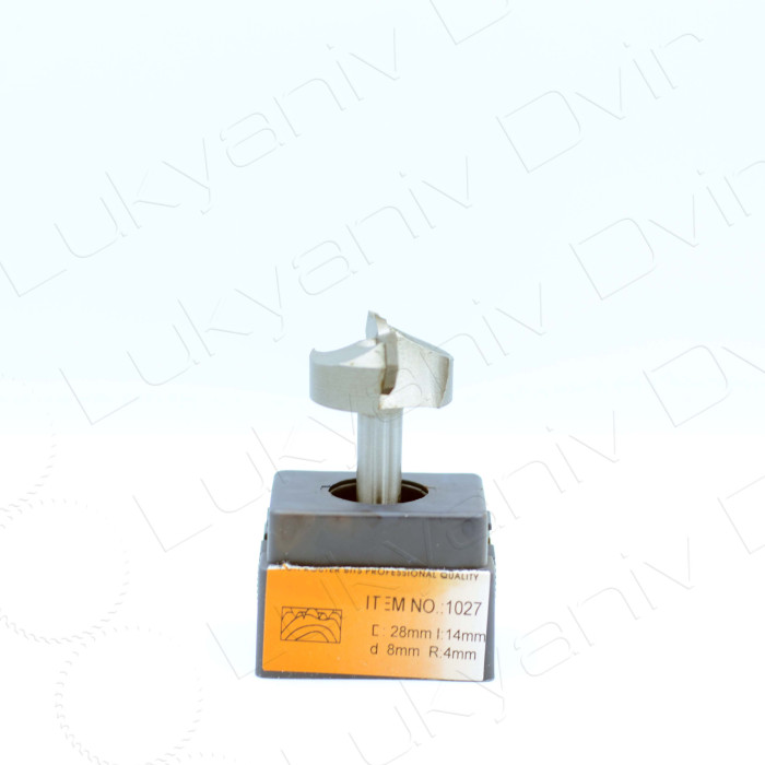 Фреза по дереву Глобус 1027 D28 l14 d8 R4 - изображение 2