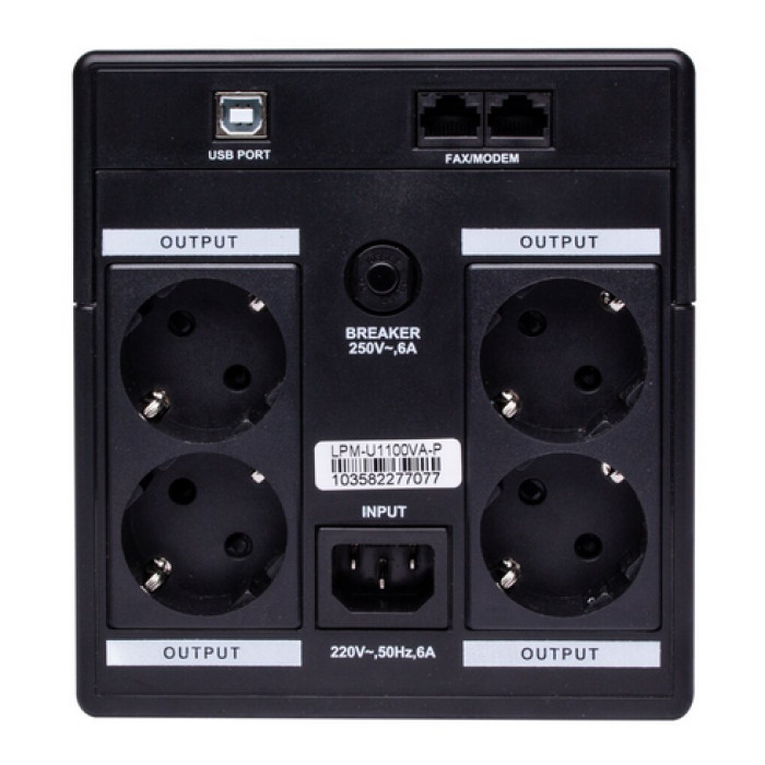 Линейно-интерактивный ИБП LogicPower LPM-U1100VA-P 10358 - изображение 3