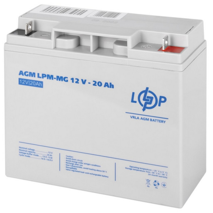 Аккумулятор для Mercedes LogicPower LPM-MG мультигелевый AGM 12 В 20 Ач 10770