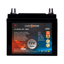 Аккумулятор для автомобиля LogicPower LP LiFePO4 12 В 50 Ач 10965