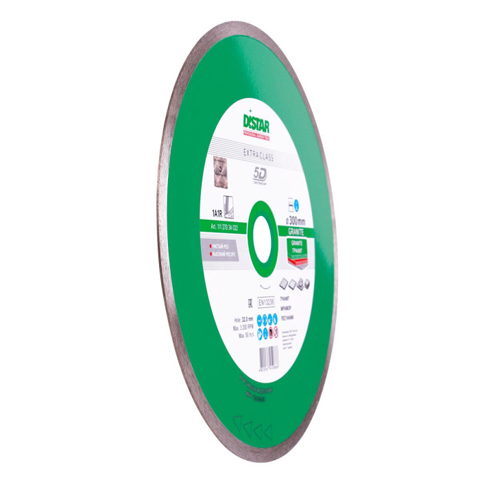 Круг алмазный по граниту DISTAR 1A1R Granite 300х25.4х2 мм 11120034022 - изображение 4
