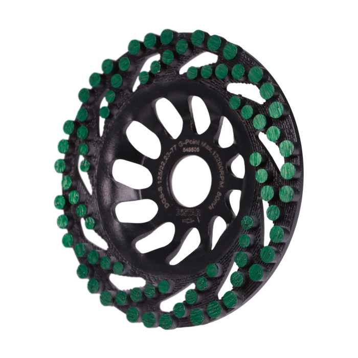Фреза алмазная по бетону DISTAR DGS-S Green Point 125х22.23 мм 11127048020 - изображение 2