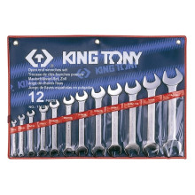 Ключі рожкові 12 шт KING TONY 1/4"-1 1/4" 1112SR