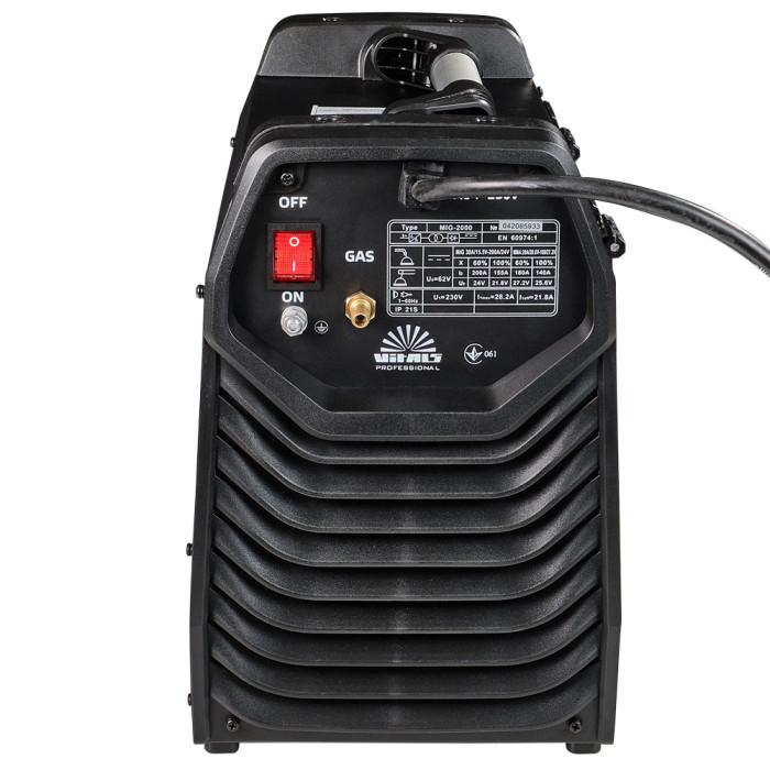 Сварочный аппарат Vitals Professional MIG 2000 Digital 116053 - изображение 7