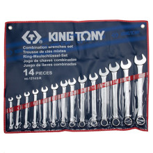 Ключі рожково-накидні дюймові 14 шт KING TONY 5/16"-1 1/4" 1214SR