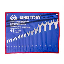 Ключі ріжково-накидні 15 шт KING TONY 6-32 мм 1215MRN02