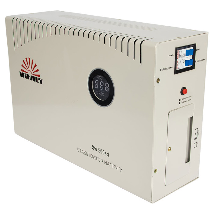 Стабілізатор напруги Vitals Sw 500sd 121637 - зображення 2