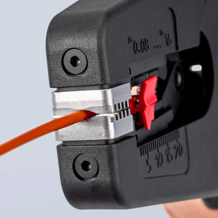 Стриппер автоматичний KNIPEX PreciStrip16 0.08-10/16 кв.мм 12 52 195 - зображення 6