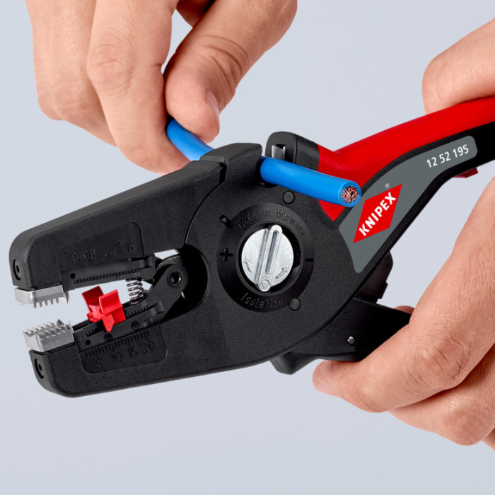 Стриппер автоматичний KNIPEX PreciStrip16 0.08-10/16 кв.мм 12 52 195 - зображення 18