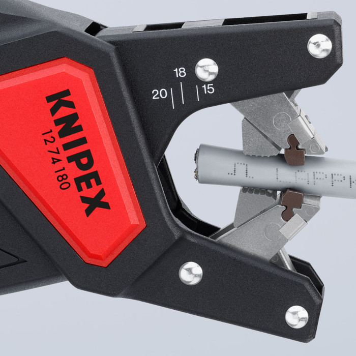 Автоматичний стрипер для зняття ізоляції KNIPEX 12 74 180 SB - зображення 2