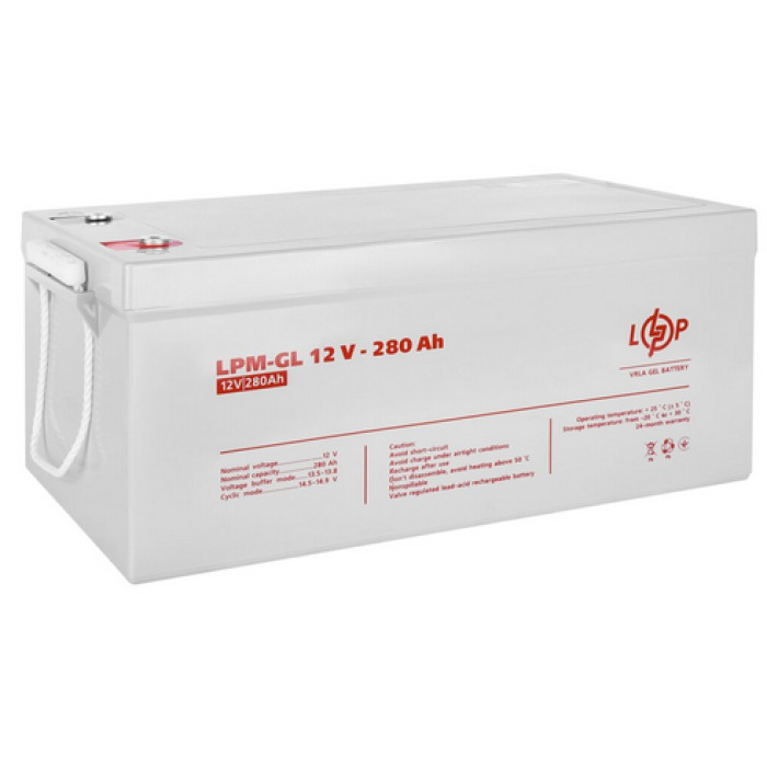 Аккумулятор LogicPower LPM-GL гелевый 12 В 280 Ач 13185 - изображение 2