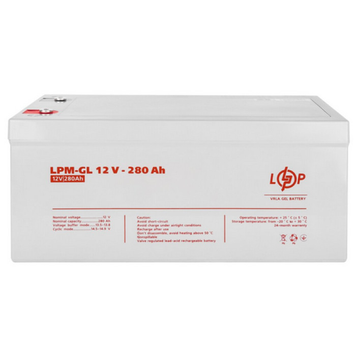 Аккумулятор LogicPower LPM-GL гелевый 12 В 280 Ач 13185 - изображение 4