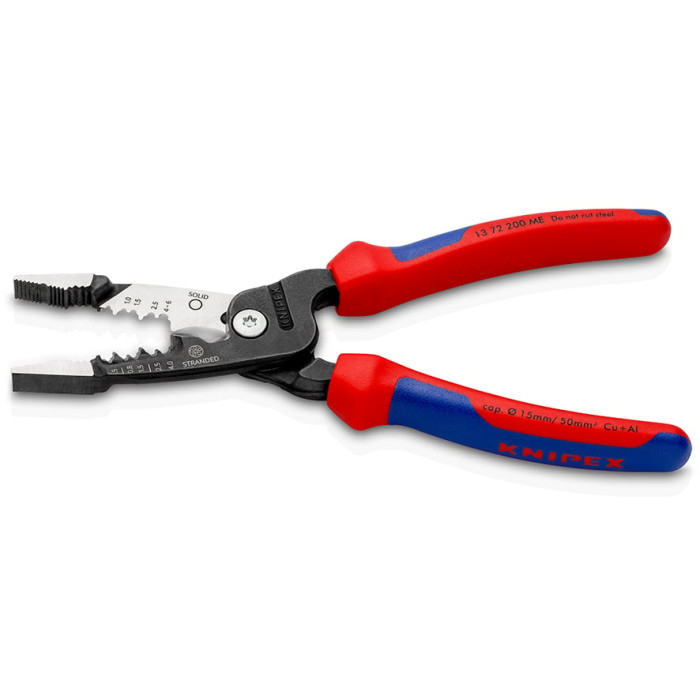 Багатофункціональні кліщі для електромонтажних робіт KNIPEX 0.5-6 кв.мм 13 72 200 ME - зображення 3