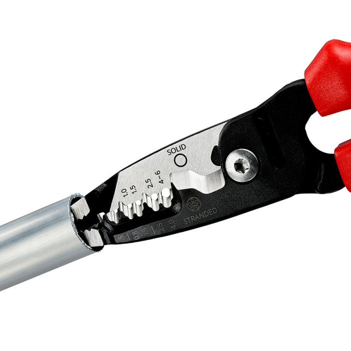 Багатофункціональні кліщі для електромонтажних робіт KNIPEX 0.5-6 кв.мм 13 72 200 ME - зображення 4