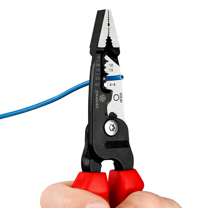 Багатофункціональні кліщі для електромонтажних робіт KNIPEX 0.5-6 кв.мм 13 72 200 ME - зображення 5