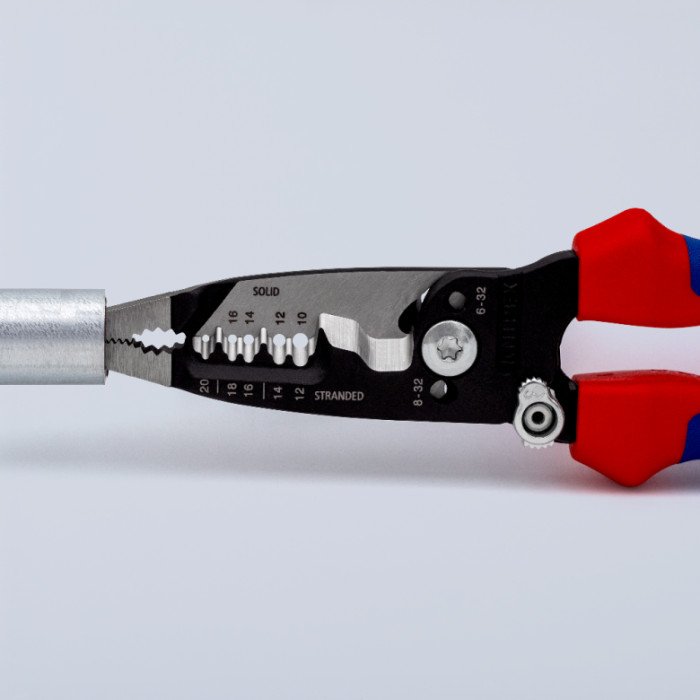 Багатофункціональні кліщі з пружиною для електромонтажних робіт KNIPEX WireStripper 13 72 8 - зображення 10