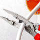 Электромонтажные клещи диэлектрические хромированные KNIPEX 200 мм 13 86 200 - изображение 4
