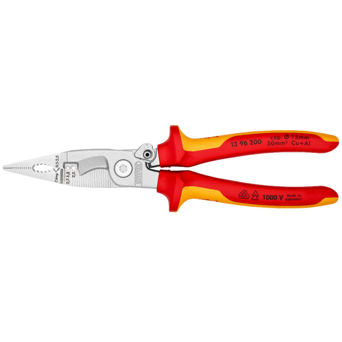 Багатофункціональні кліщі для електромонтажних робіт KNIPEX 13 96 200 SB