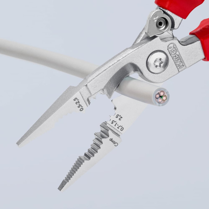 Багатофункціональні кліщі для електромонтажних робіт KNIPEX 13 96 200 SB - зображення 7
