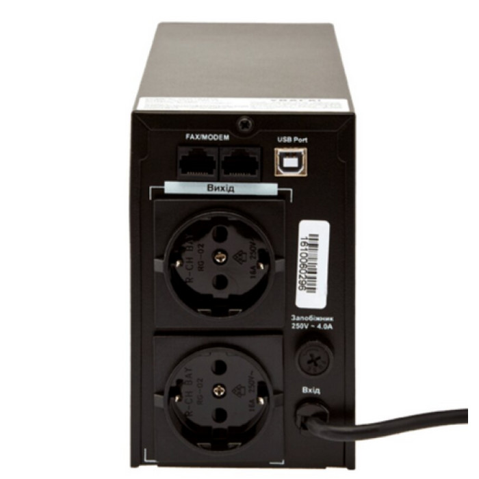 Лінійно-інтерактивне ДБЖ LogicPower LP L650VA 1453 - зображення 4