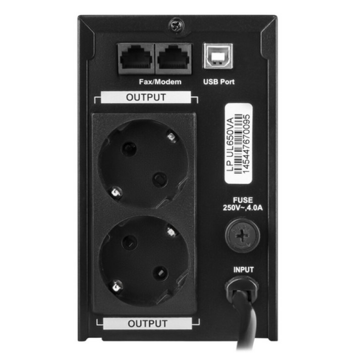 Лінійно-інтерактивне ДБЖ LogicPower LP UL650VA 1454 - зображення 4