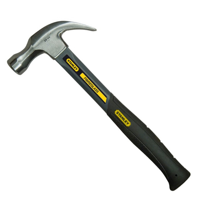 Молоток Stanley Grey Fiberglass Curve Claw 450 г